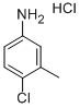 4-CHLORO-3-METHYLANILINE HYDROCHLORIDE Struktur