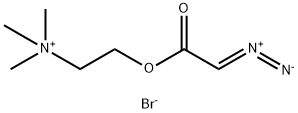 [2-[(diazoacetyl)oxy]ethyl]trimethylammonium bromide Struktur