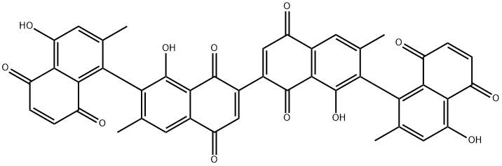 Bisisodiospyrin Struktur