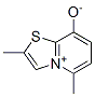 2,5-Dimethylthiazolo[3,2-a]pyridinium-8-olate Struktur