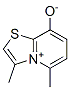 3,5-Dimethylthiazolo[3,2-a]pyridinium-8-olate Struktur