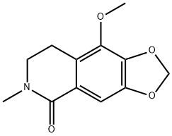 7,8-Dihydro-9-methoxy-6-methyl-1,3-dioxolo[4,5-g]isoquinolin-5(6H)-one Struktur