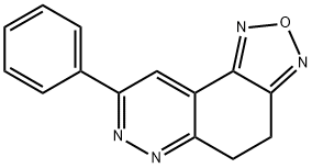 8,9-DIHYDRO-3-PHENYL-1,2,5-OXADIAZOLO[3,4-F]CINNOLINE Struktur