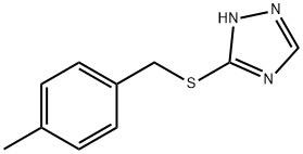 3-[(4-METHYLBENZYL)THIO]-1H-1,2,4-TRIAZOLE Struktur