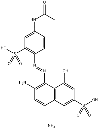 ACID RED 37 (C.I. 17045) (DIAMMONIUM SA& Struktur