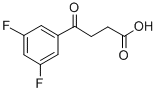 4-(3 5-DIFLUOROPHENYL)-4-OXOBUTYRIC ACID Struktur