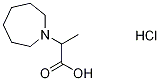 2-azepan-1-ylpropanoic acid(SALTDATA: HCl) Struktur