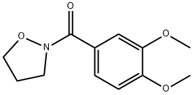 2-(3,4-Dimethoxybenzoyl)isoxazolidine Struktur