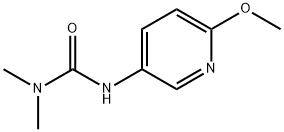 Urea, 3-(6-methoxy-3-pyridyl)-1,1-dimethyl- (8CI) Struktur