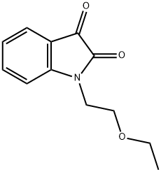 1-(2-ETHOXYETHYL)-1H-INDOLE-2,3-DIONE Struktur