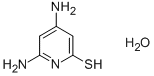 4,6-diamino-2-pyrimidinethiol Struktur