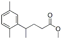 4-(2,5-Dimethylphenyl)valeric acid methyl ester Struktur