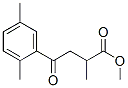 3-(2,5-Dimethylbenzoyl)-2-methylpropionic acid methyl ester Struktur