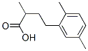 2-Methyl-4-(2,5-xylyl)butyric acid Struktur