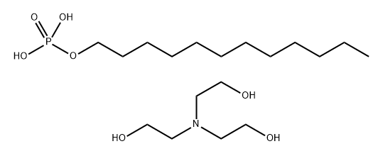 Triethanolamine·dodecylphosphate Struktur