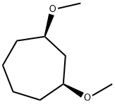 cis-1,3-Dimethoxycycloheptane Struktur