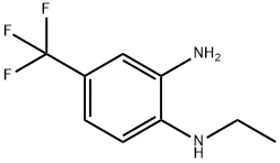 N-ethyl-4-(trifluoromethyl)benzene-1,2-diamine  Struktur