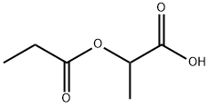 2-propanoyloxypropanoic acid Struktur