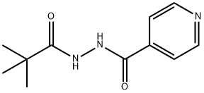 4-Pyridinecarboxylicacid,2-(2,2-dimethyl-1-oxopropyl)hydrazide(9CI) Struktur