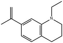 Quinoline, 1-ethyl-1,2,3,4-tetrahydro-7-(1-methylethenyl)- (9CI) Struktur