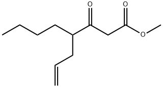 4-Allyl-3-oxooctanoic acid methyl ester Struktur