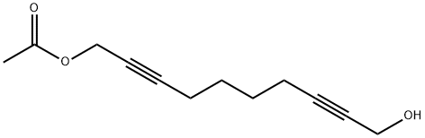 10-Acetoxy-2,8-decadiyn-1-ol Struktur