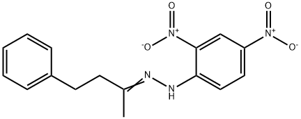 4-Phenyl-2-butanone 2,4-dinitrophenyl hydrazone Struktur