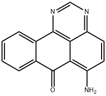 6-amino-7H-benzo[e]perimidin-7-one Struktur