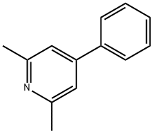 4-Phenyl-2,6-dimethylpyridine Struktur