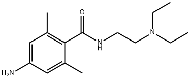 4-Amino-N-[2-(diethylamino)ethyl]-2,6-dimethylbenzamide Struktur