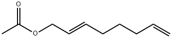 (2E)-2,7-Octadiene-1-ol acetate Struktur