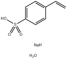 4-STYRENESULFONIC ACID, SODIUM SALT HYDRATE Struktur