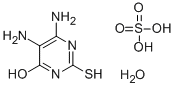 4 5-DIAMINO-6-HYDROXY-2-MERCAPTOPYRIMID& Struktur