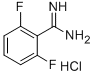 2,6-DIFLUORO-BENZAMIDINE HYDROCHLORIDE Struktur