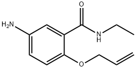 5-amino-N-ethyl-2-prop-2-enoxy-benzamide Struktur