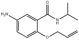 2-(Allyloxy)-5-amino-N-isopropylbenzamide Struktur