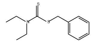 DIETHYLDITHIOCARBAMIC ACID BENZYL ESTER Struktur