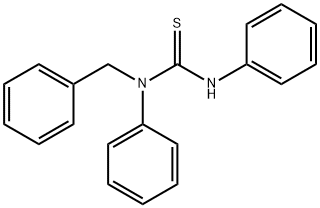 N,N'-Diphenyl-N-benzylthiourea Struktur