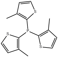 Tris(3-methyl-2-thienyl)phosphine Struktur