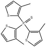 Tris(3-methyl-2-thienyl)phosphine sulfide Struktur