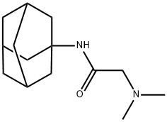 N-(Adamantan-1-yl)-2-(N,N-dimethylamino)acetamide Struktur