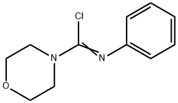 N-PHENYLMORPHOLINE-4-CARBOXIMIDOYL CHLORIDE Struktur