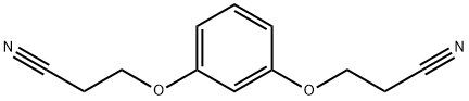 3-[3-(2-cyanoethoxy)phenoxy]propanenitrile Struktur