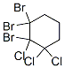 tribromotrichlorocyclohexane  Struktur