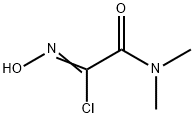 2-(dimethylamino)-N-hydroxy-2-oxoacetimidoyl chloride Struktur