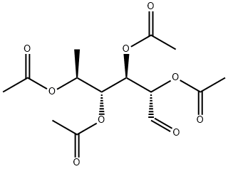 L-Fucose tetraacetate Struktur