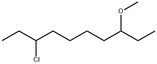 6-Chloro-1-ethyloctyl(methyl) ether Struktur