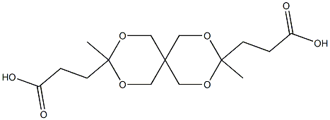 3,9-BIS(2-CARBOMETHOXYETHYL)-2,4,8,10-TETROXASPIRO[5.5]UNDECANE Struktur