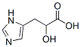 2-hydroxy-3-(3H-imidazol-4-yl)propanoic acid Struktur