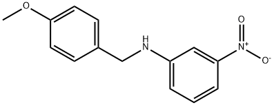 N-(4-METHOXYBENZYL)-3-NITROANILINE Struktur